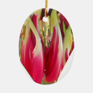 Floral Heart Art Print Keramisch Ornament