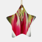 Floral Heart Art Print Keramisch Ornament (Rechts)