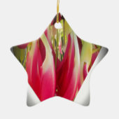 Floral Heart Art Print Keramisch Ornament (Voorkant)