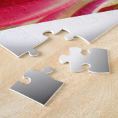 Floral Heart Art Print Legpuzzel (Zijkant)