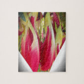 Floral Heart Art Print Legpuzzel (Verticaal)