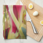 Floral Heart Art Print Theedoek (Quarter Fold)