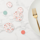 Floral Heart Baby Girl Table Confetti (Groep)