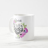 Floral Heart Bridesmaid Voorstel Mok (Voorkant links)