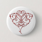 Floral Heart Button (Voorkant)