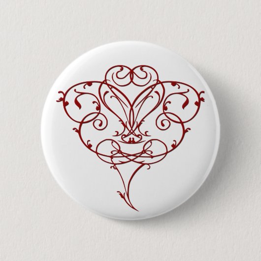 Floral Heart Button (Voorkant)