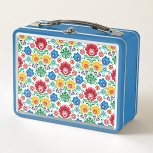 Floral Heart Folk Art Pattern