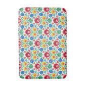 Floral Heart Folk Art Pattern Badmat (Voorkant Verticaal)