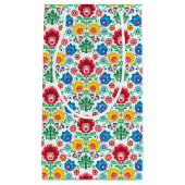 Floral Heart Folk Art Pattern Klein Cadeauzakje (Voorkant)