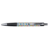 Floral Heart Folk Art Pattern Pen (Achterkant)