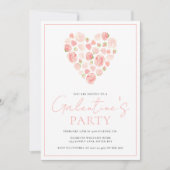 Floral Heart Galentine's Day Kaart (Voorkant)