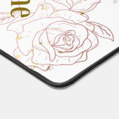 Floral Heart Gepersonaliseerde Desk Mat – "Wees co (Hoek)