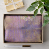 Floral Heart Gold Antiek handschrift ontkoppeling Tissuepapier (Geschenk)