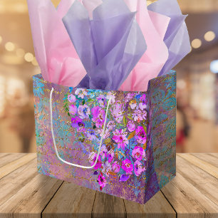 Floral Heart Gold handschrift Groot Cadeauzakje