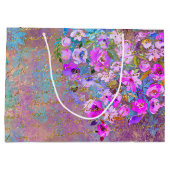 Floral Heart Gold  handschrift Groot Cadeauzakje (Achterkant)