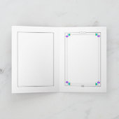 Floral Heart, Hummingbird, Buffalo Pset card Kaart (Binnen)