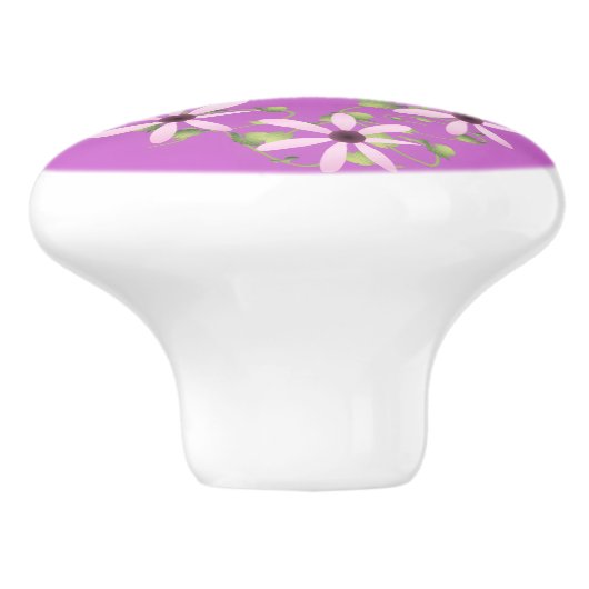 Floral Heart Keramische Knop (Zijkant)