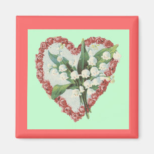  Floral Heart Magnet