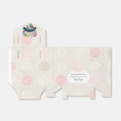 Floral Heart met tropische bloemen Bedankt van het Bedankdoosjes (Uitgevouwen)