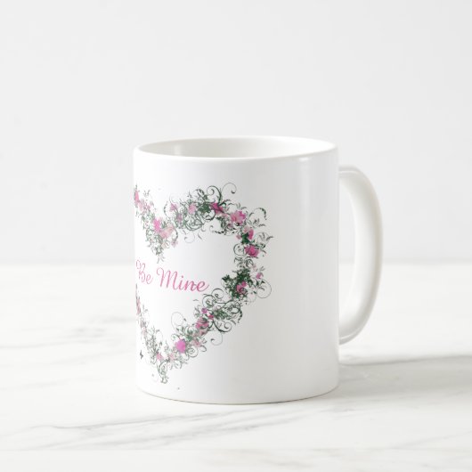 Floral Heart Mok (Voorkant rechts)