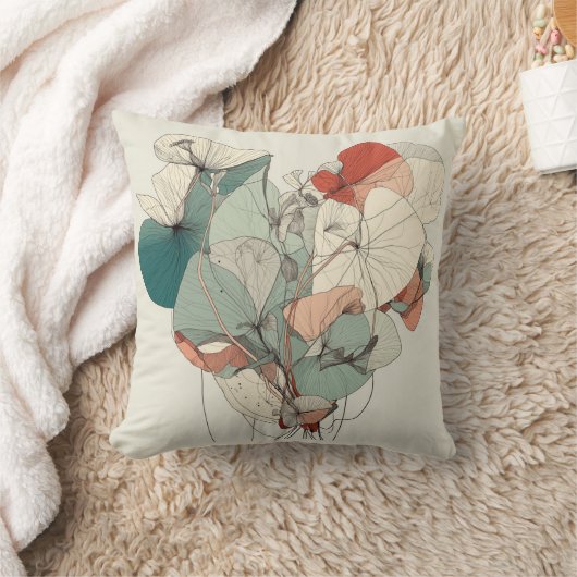 Floral Heart Pillow 2 Kussen (Deken)
