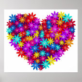 Floral Heart Poster (Voorkant)