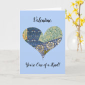  Floral Heart Series 5 Valentijn Kaart (Gele Bloem)