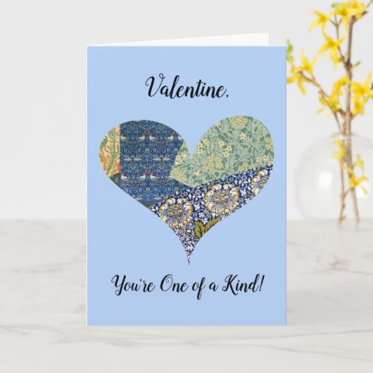  Floral Heart Series 5 Valentijn Kaart (Gele Bloem)