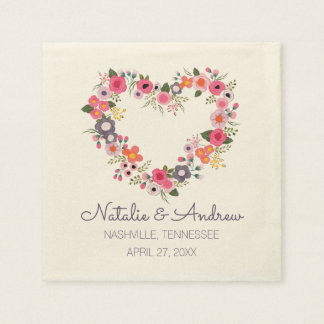 Floral Heart Servet