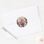 Floral Heart Sticker Artistic (Envelop)