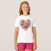 Floral Heart T-shirt (Voorkant volledig)