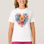 Floral Heart T-shirt (Voorkant)