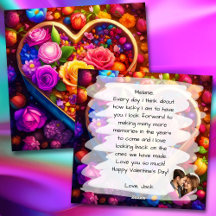 Floral Heart Valentijnsdag Foto