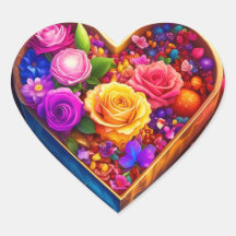 Floral Heart Valentijnsdag Foto