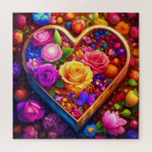Floral Heart Valentijnsdag Foto