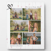 Floral Heart We houden van je Abuela Mam Foto Coll Fotoplaat (Voorkant)