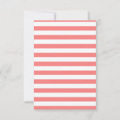 Floral Heart Wedding RSVP Kaart (Achterkant)