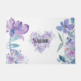 Floral Heart Welkom Deurmat