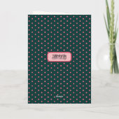 Floral Hearts  Unique Happy Mother’s Day Kaart (Achterkant)