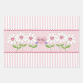 Floral Hearts Valentijnsdag Inpakpapier Vel (Voorkant)