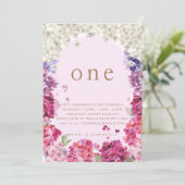 Floral Heaven Birthday Kaart (Staand voorkant)