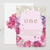 Floral Heaven Birthday Kaart (Voorkant / Achterkant)