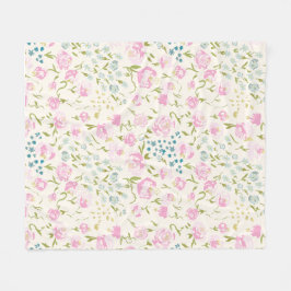 Floral Heaven Fleece Deken