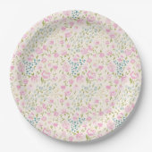 Floral Heaven Napkin Papieren Bordje (Voorkant)