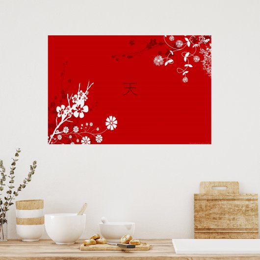 Floral Heaven Poster (Keuken)