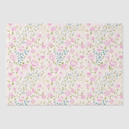 Floral Heaven Tissue Paper Tissuepapier (Voorkant)
