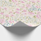 Floral Heaven Wrapping Sheet Paper Cadeaupapier (Hoek)
