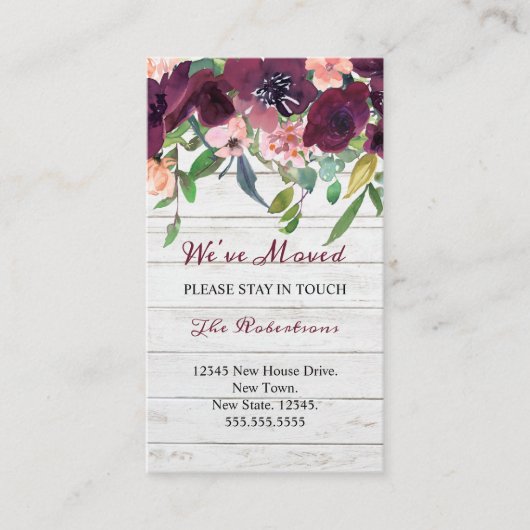 Floral hebben we verplaatst | Nieuwe aankondiging  (Voorkant)