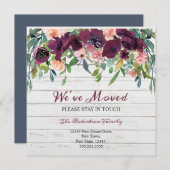 Floral hebben we verplaatst | Nieuwe aankondiging  (Voorkant / Achterkant)