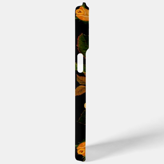 Floral Heirloom Rozen Black Case-Mate iPhone Case (Achterkant / Rechts)